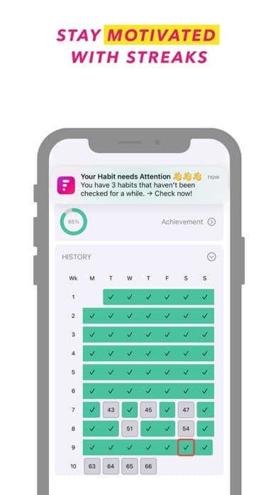 Focus Habits - Daily Streaks screenshot 3