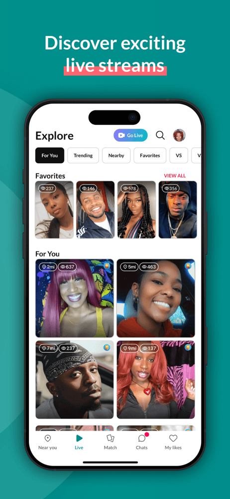 Tagged Dating: Chat & Go Live! screenshot 3