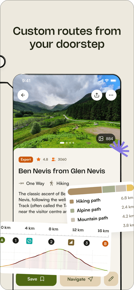 komoot - hike, bike & run screenshot 2