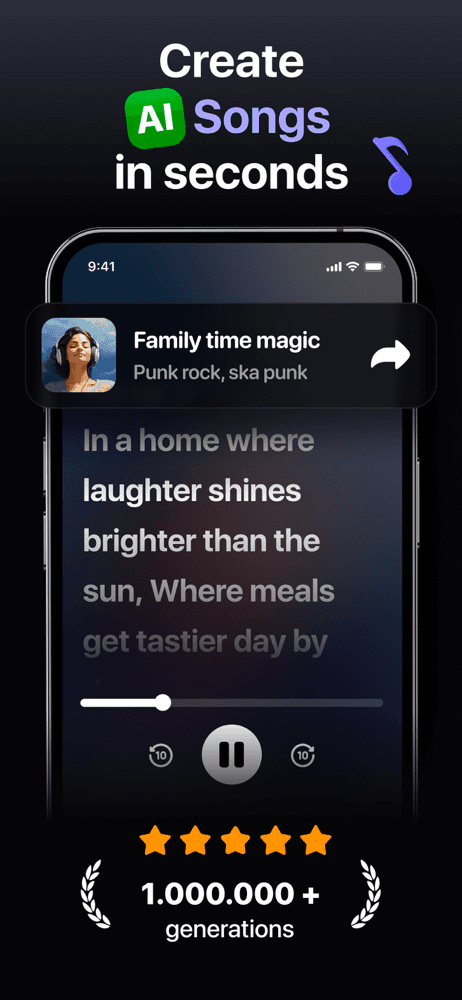 AI Song Music Generator: Muzio screenshot 1