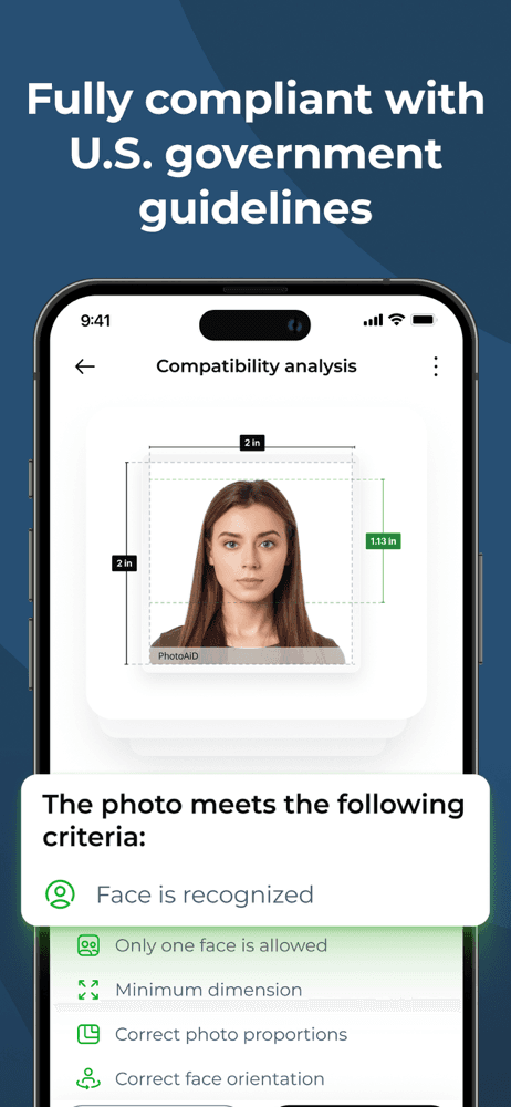 Passport Photo - PhotoAiD screenshot 2