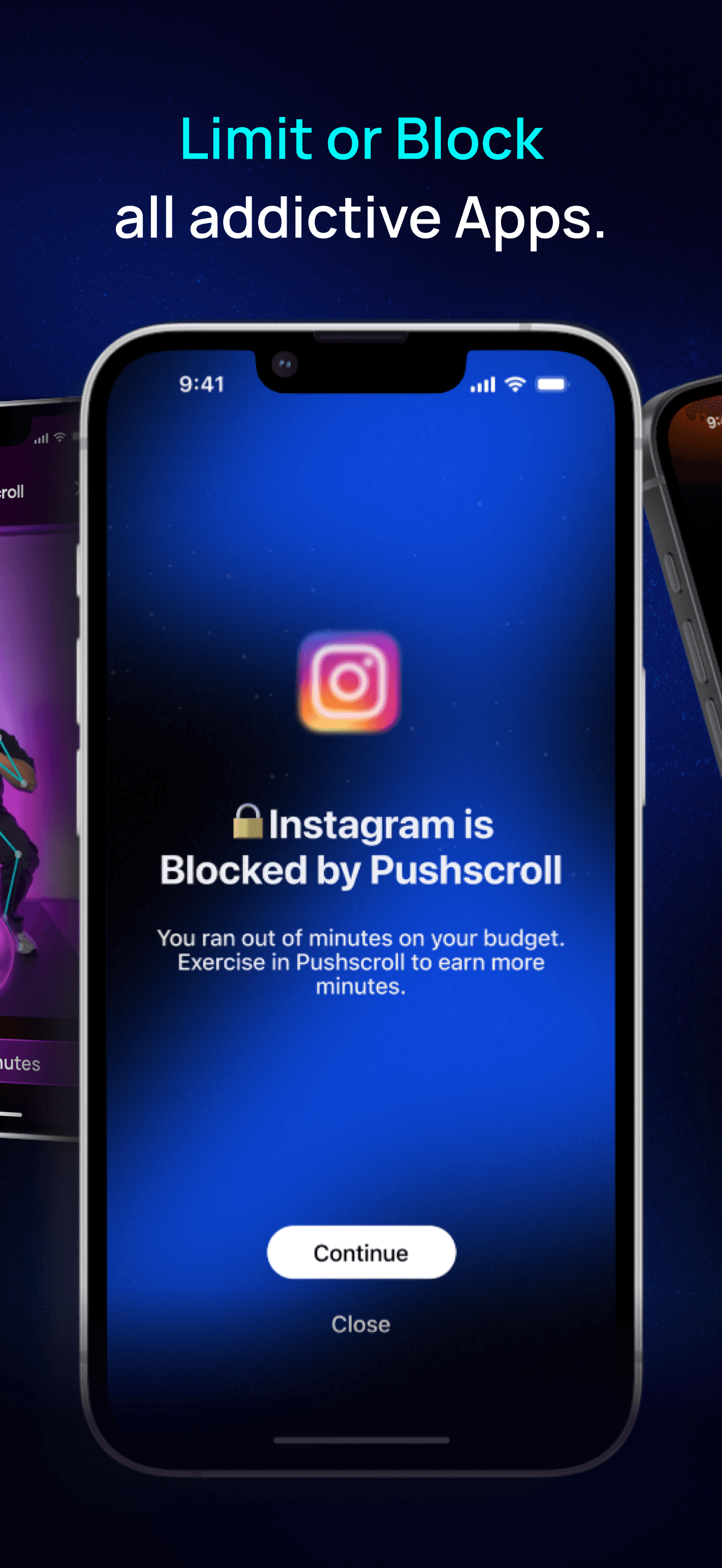 Pushscroll Screen Time Control screenshot 3