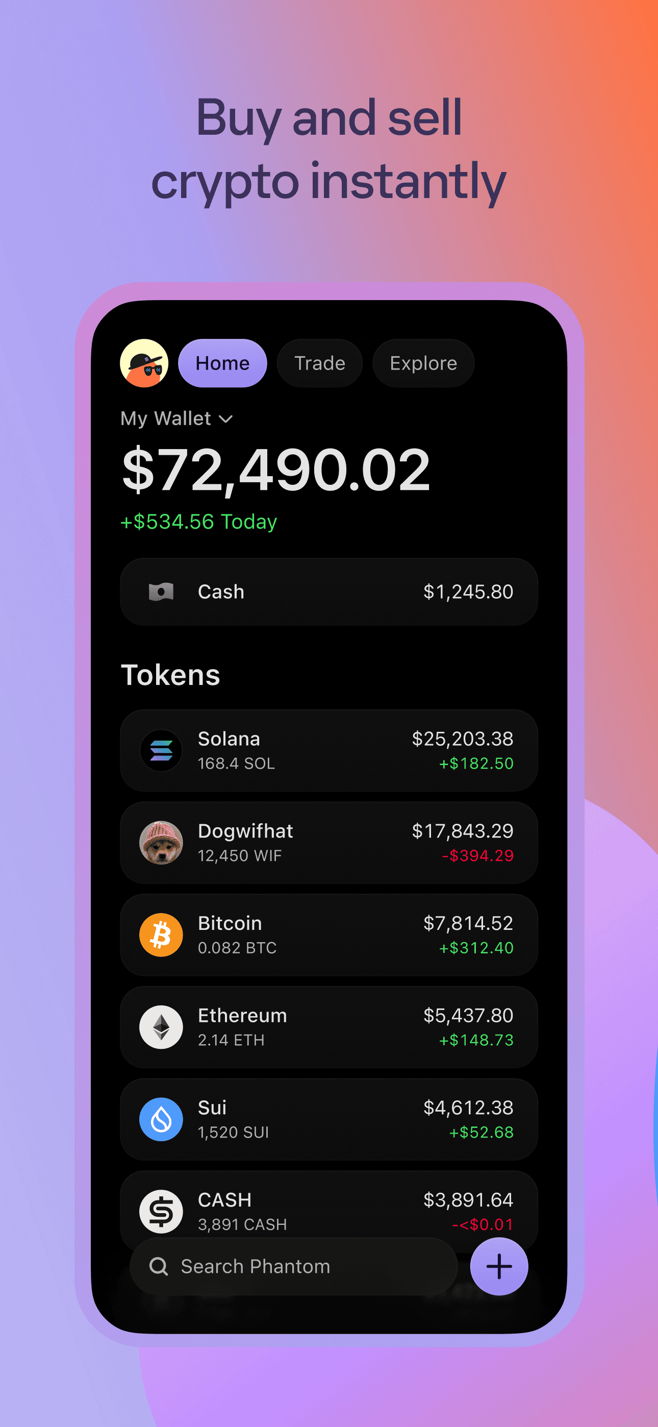 Phantom - Trade Markets screenshot 2
