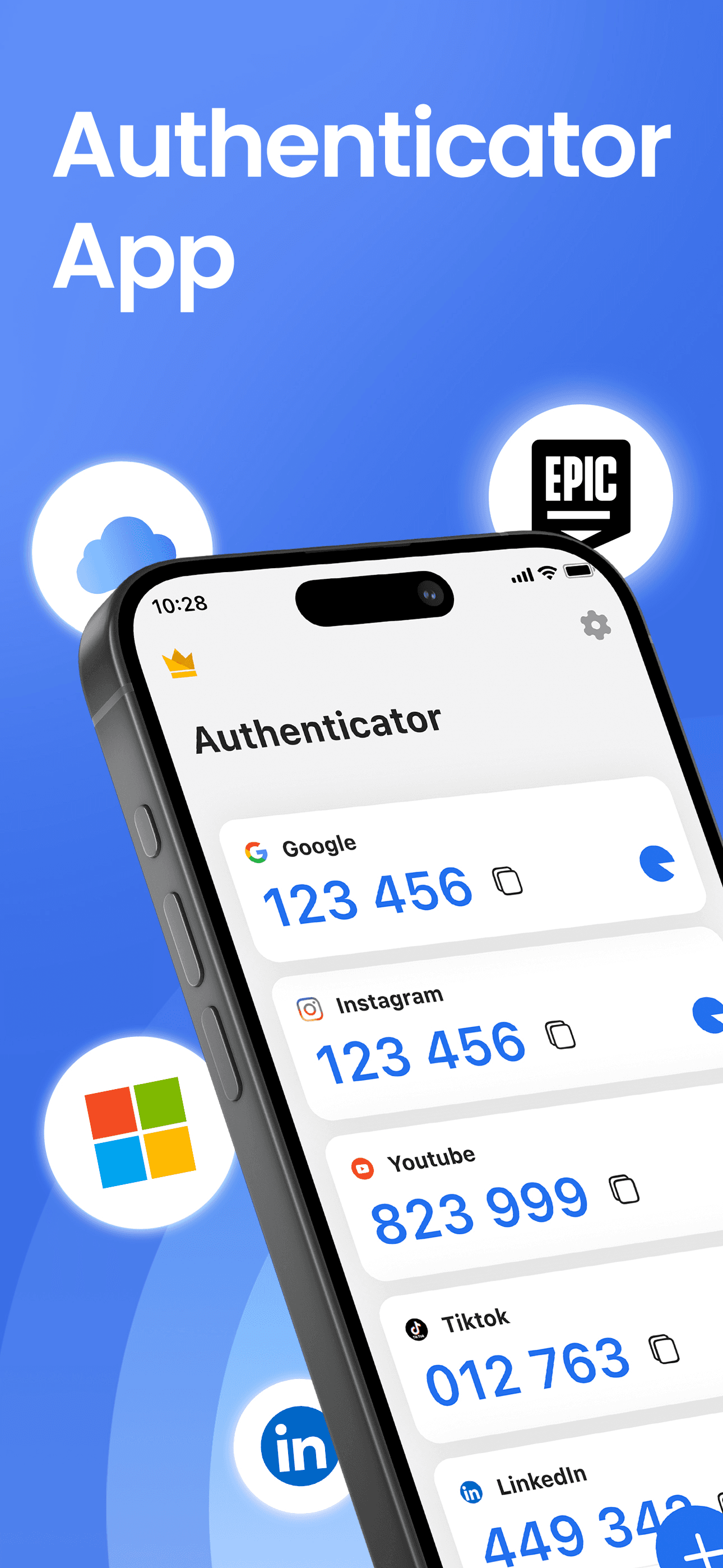 Authenticator App • 2FA • MFA screenshot 1