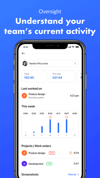 Hubstaff Time Tracker screenshot 2