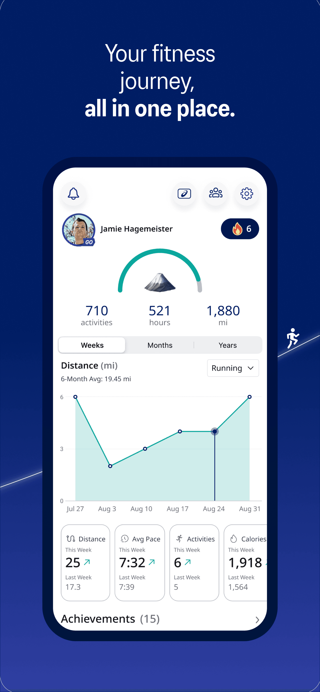 ASICS Runkeeper—Run Tracker screenshot 1