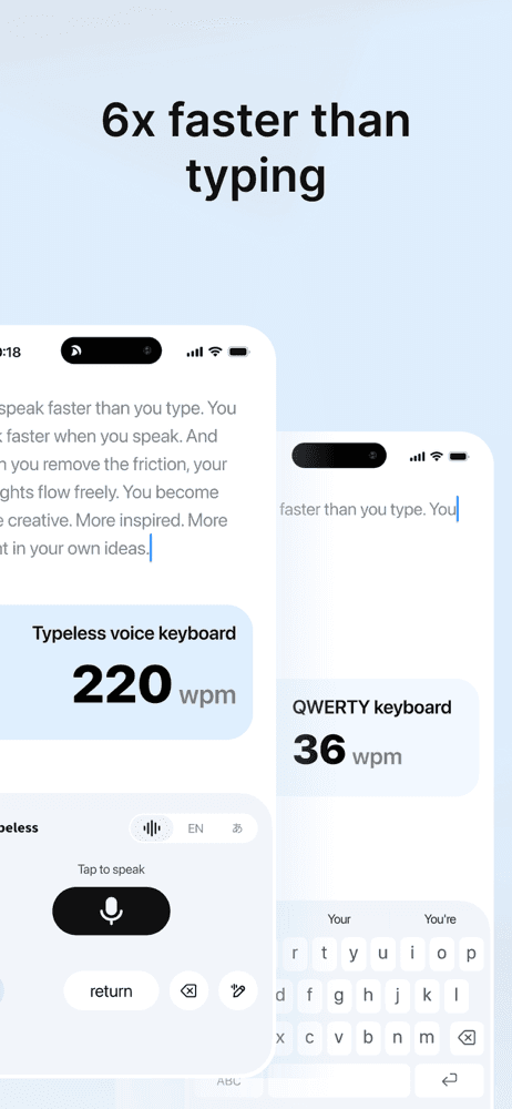 Typeless: AI Voice Keyboard screenshot 2