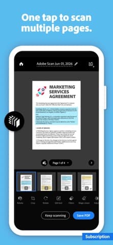 Adobe Scan: PDF & Doc Scanner screenshot 3