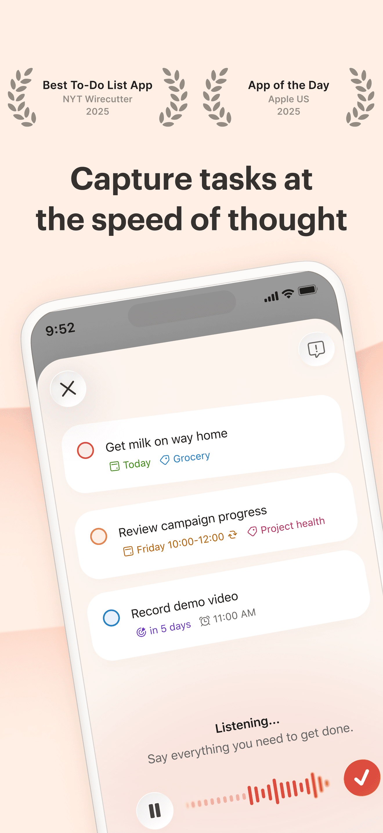 Todoist: To Do List & Calendar screenshot 1