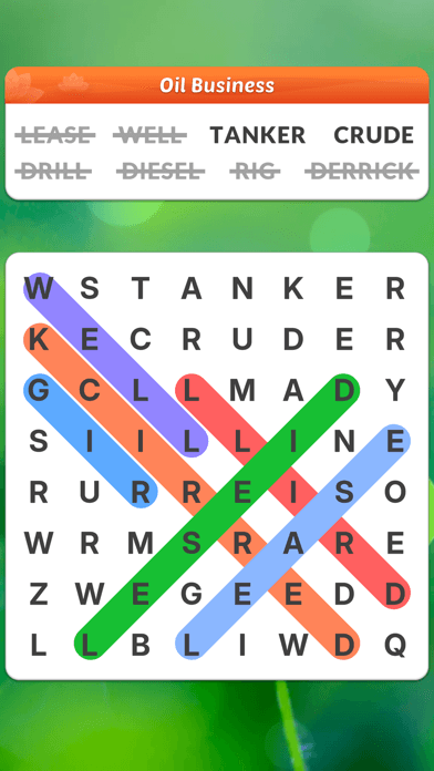 Word Search Pop: Brain Games screenshot 1