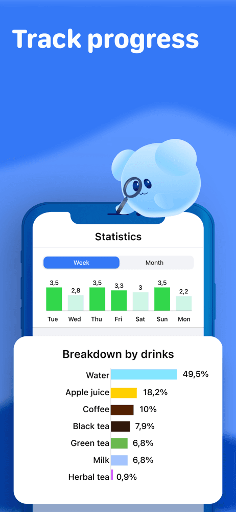 Water Tracker. Drink Reminder screenshot 3