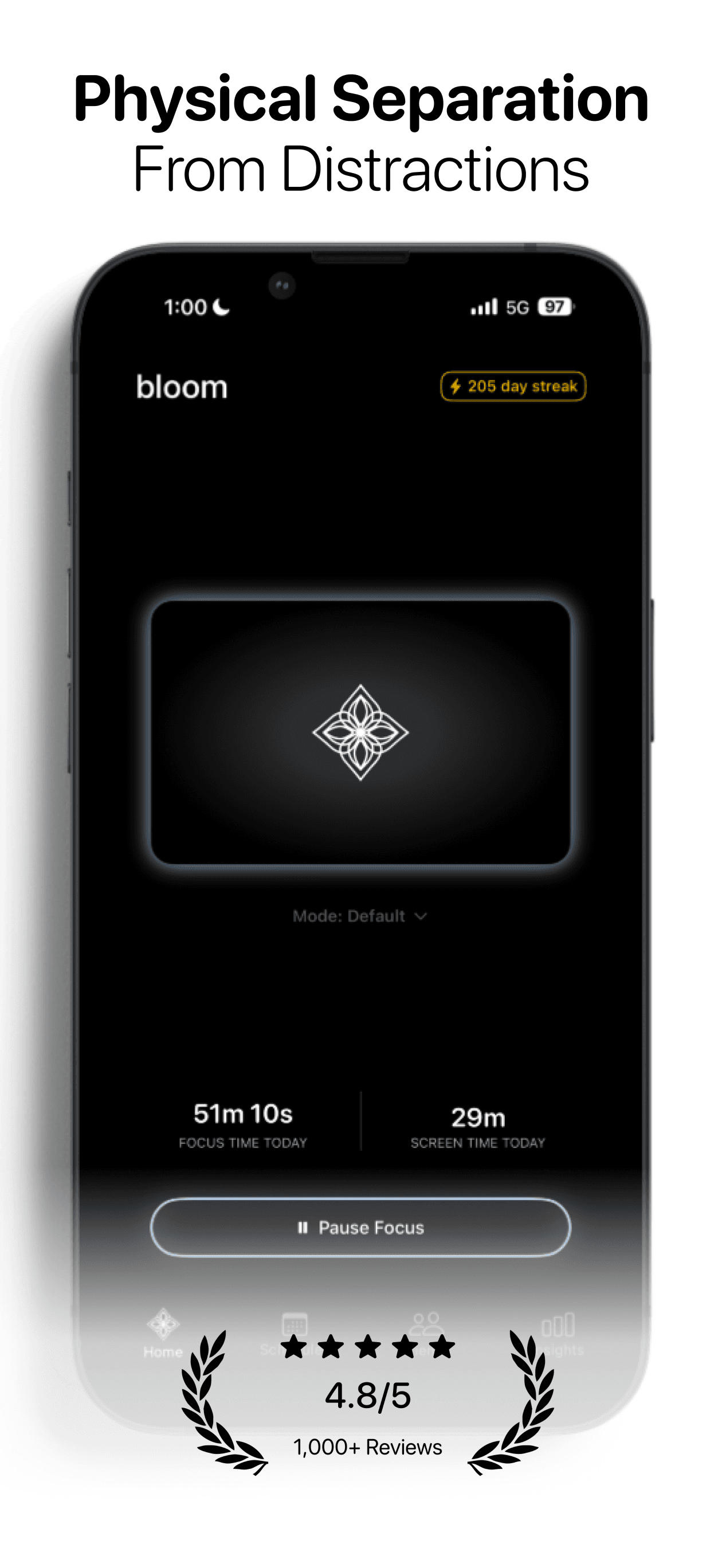 Bloom - Conquer Screen Time screenshot 1