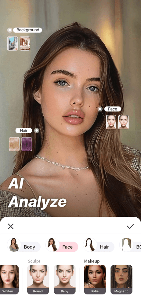 Perfect Me: AI Portrait Editor screenshot 1