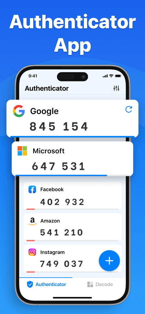 Authenticator App #1 screenshot 1