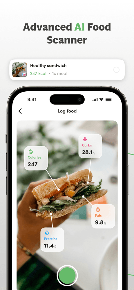 Calories and nutrition tracker screenshot 3