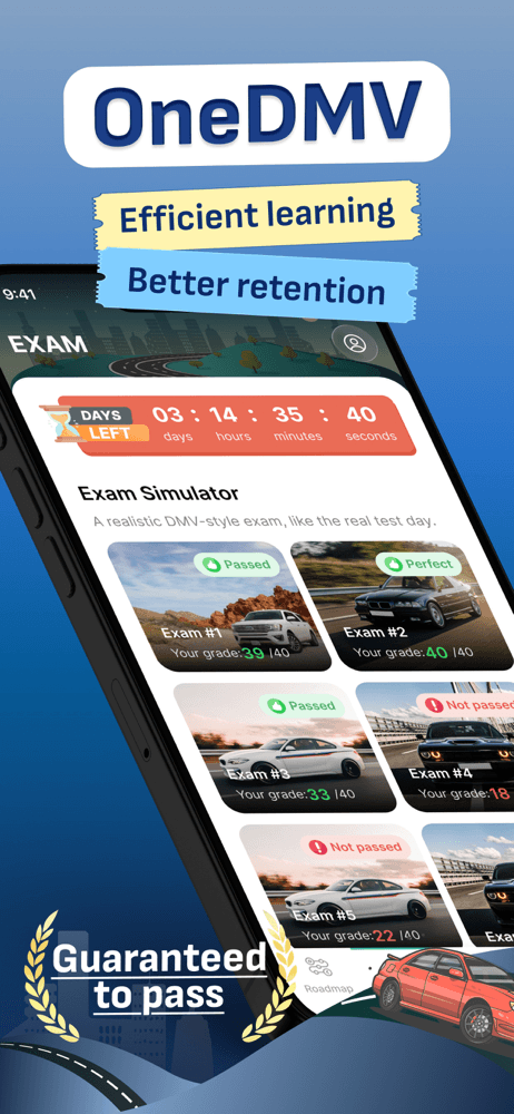 DMV Practice Test 2026 OneDMV screenshot 1