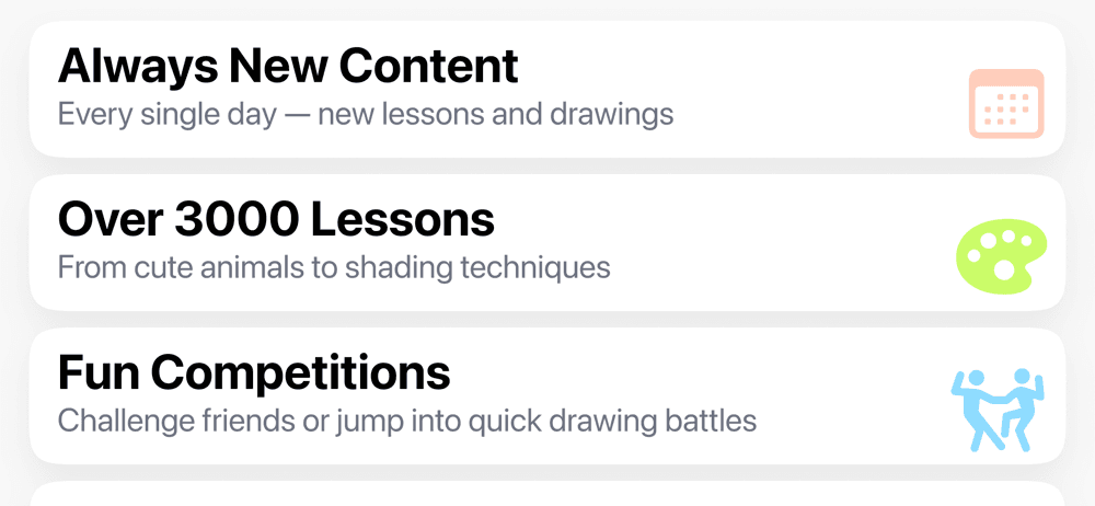 ArtWorkout: Learn How to Draw screenshot 2