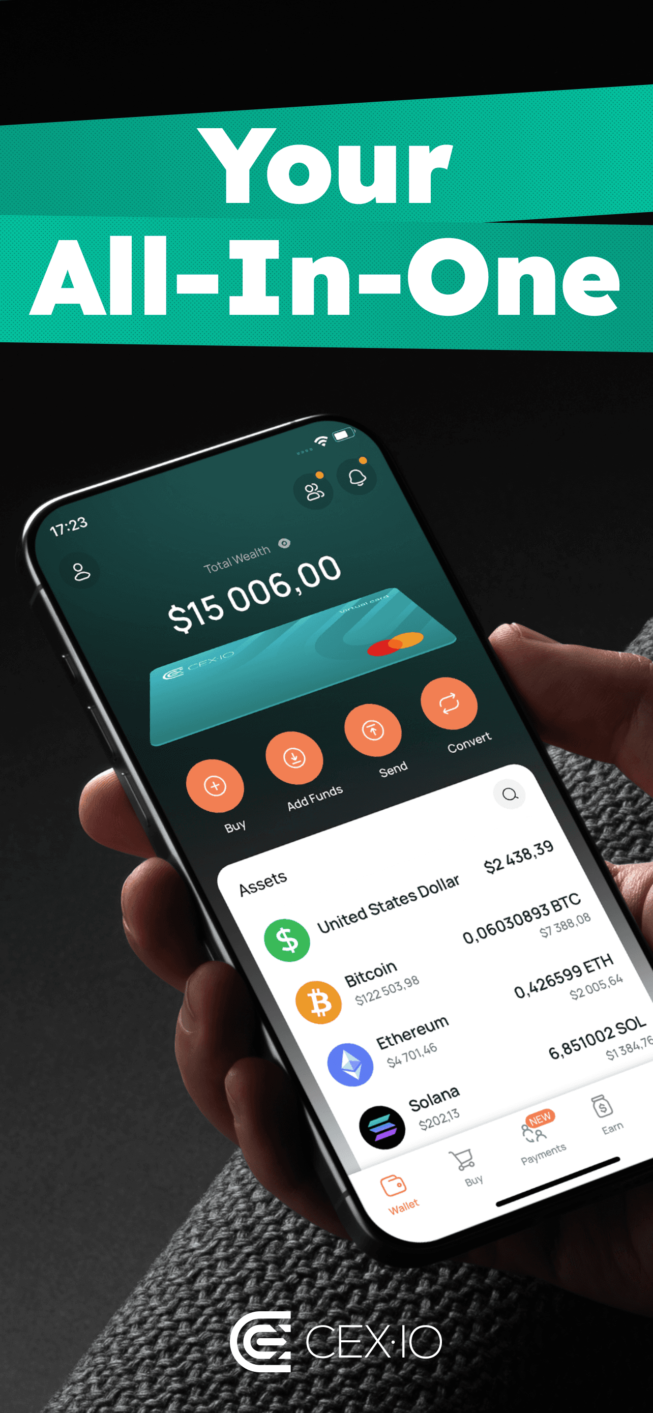 CEX.IO: Crypto Wallet/Exchange screenshot 1