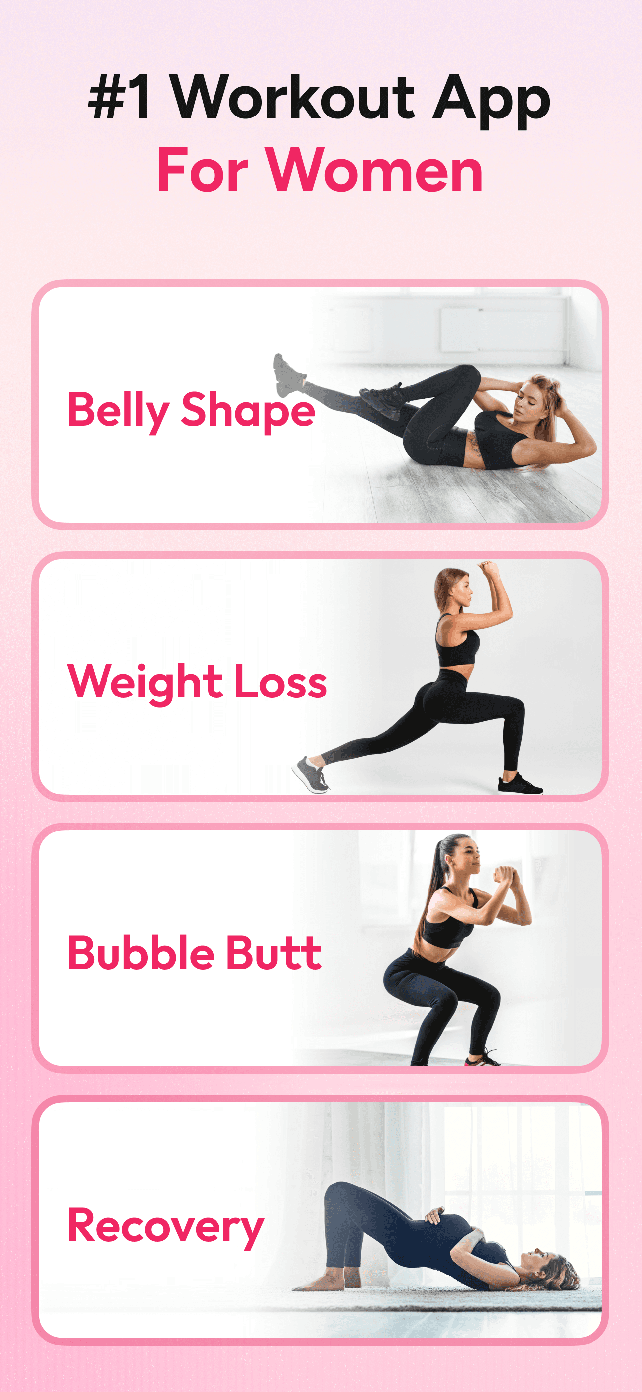 Workout for Women: Home & Gym screenshot 1
