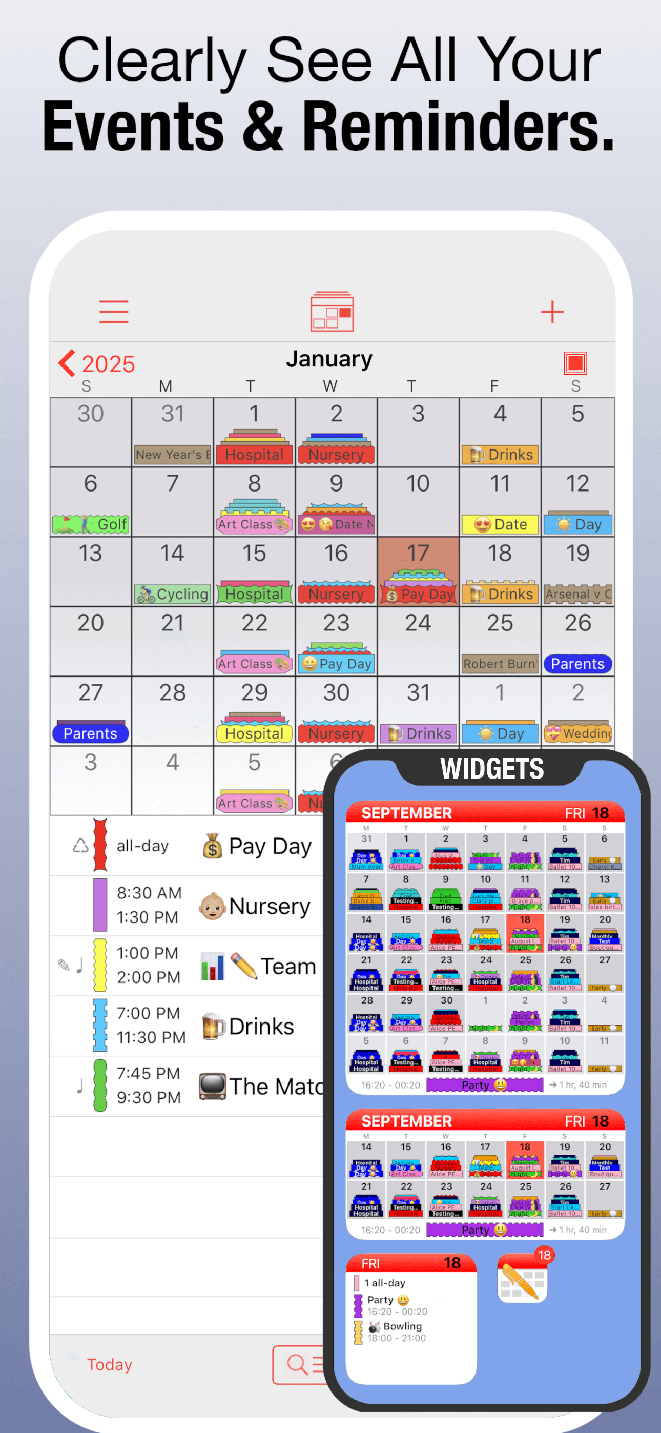 PocketLife Calendar screenshot 3