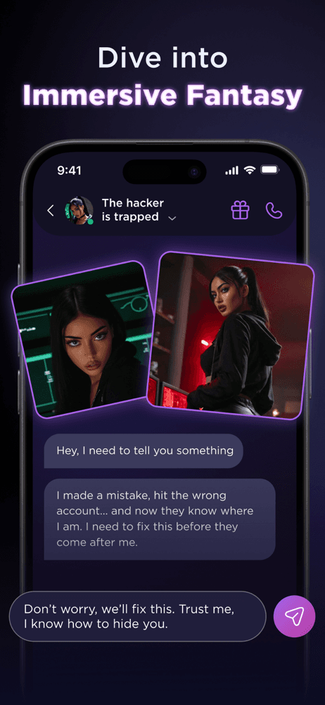 Lovevo: AI Character Stories screenshot 2