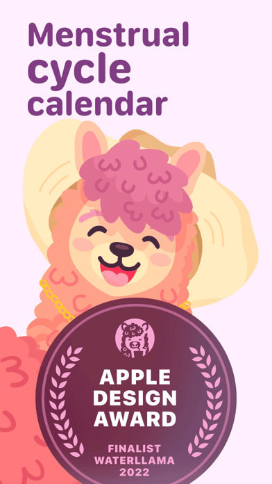 My period calendar Pinkllama screenshot 3