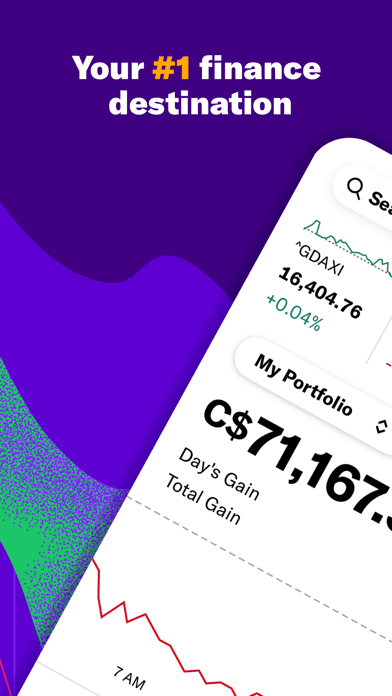 Yahoo Finance: Stocks, Markets screenshot 1