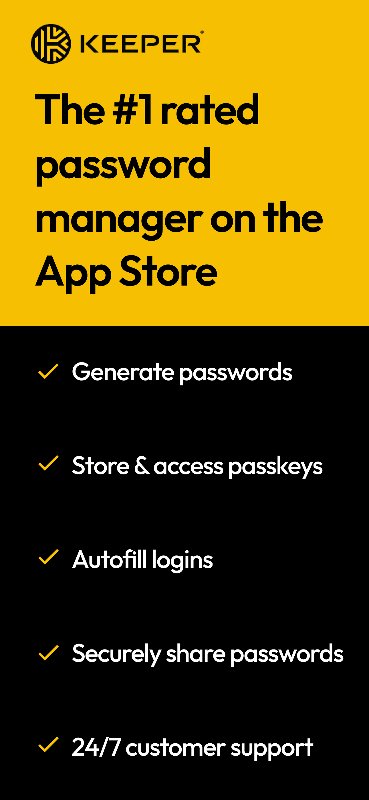 Keeper Password Manager screenshot 1