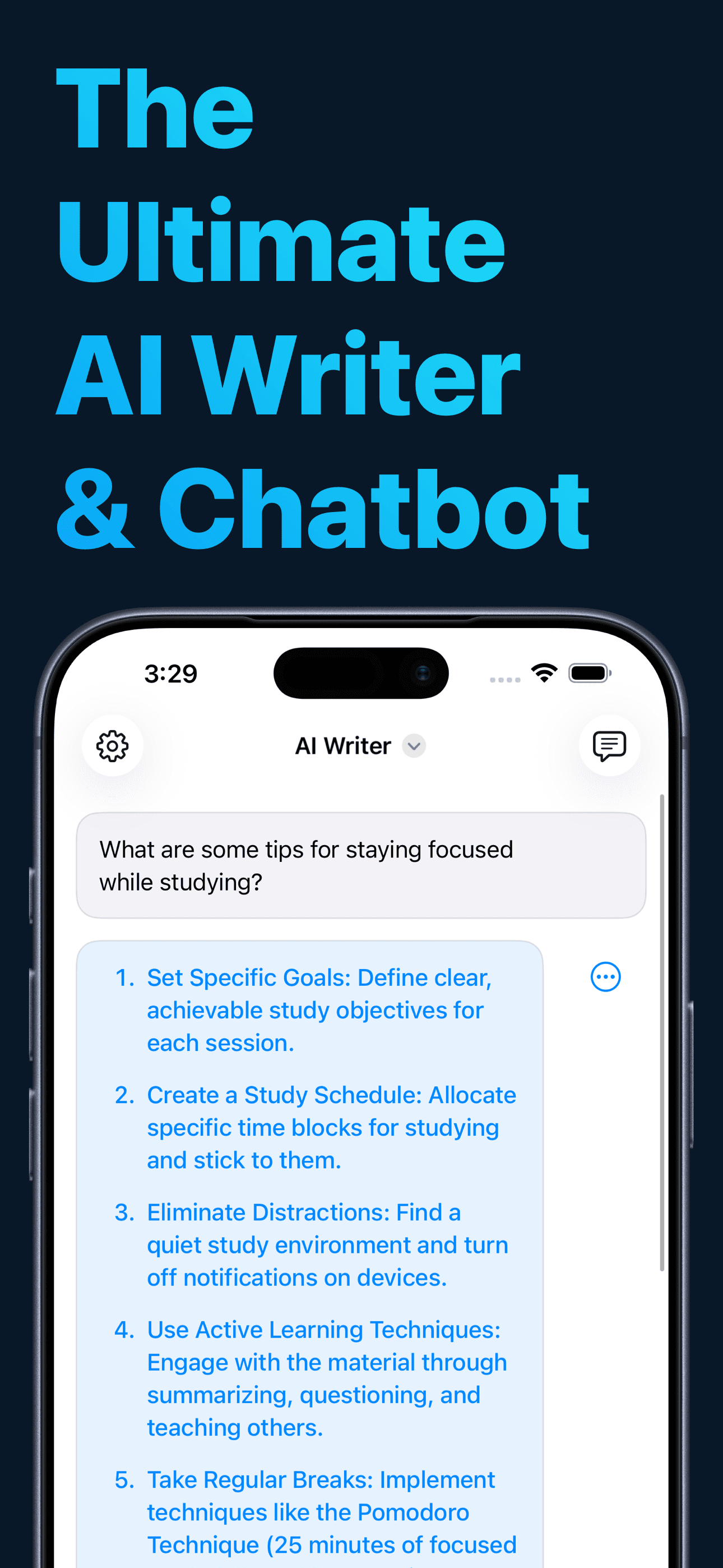 AI Writer - Writing Assistant screenshot 1