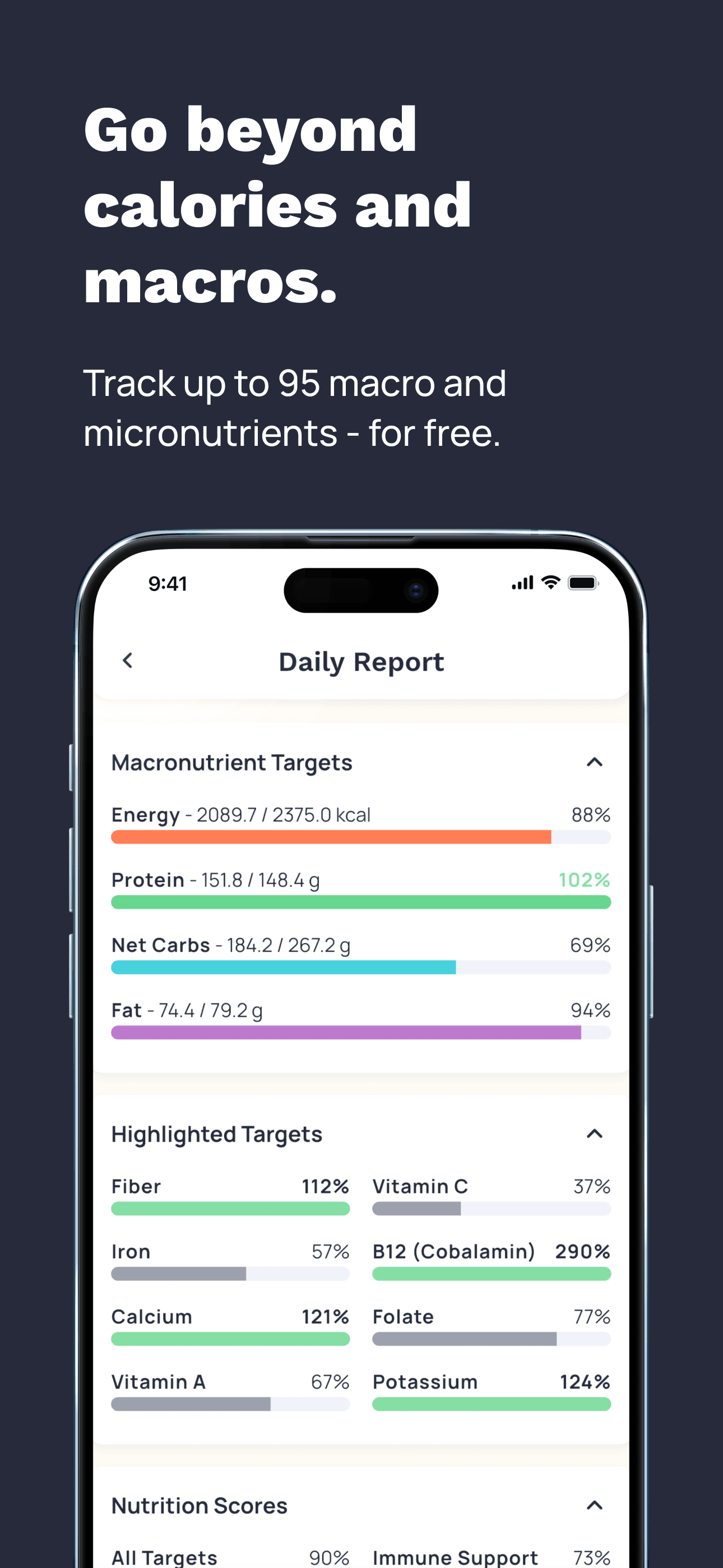 Cronometer: Calorie Counter screenshot 3