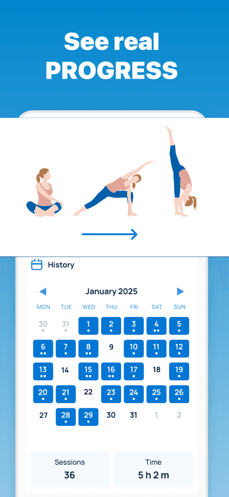 5 Minute Yoga Workouts screenshot 3