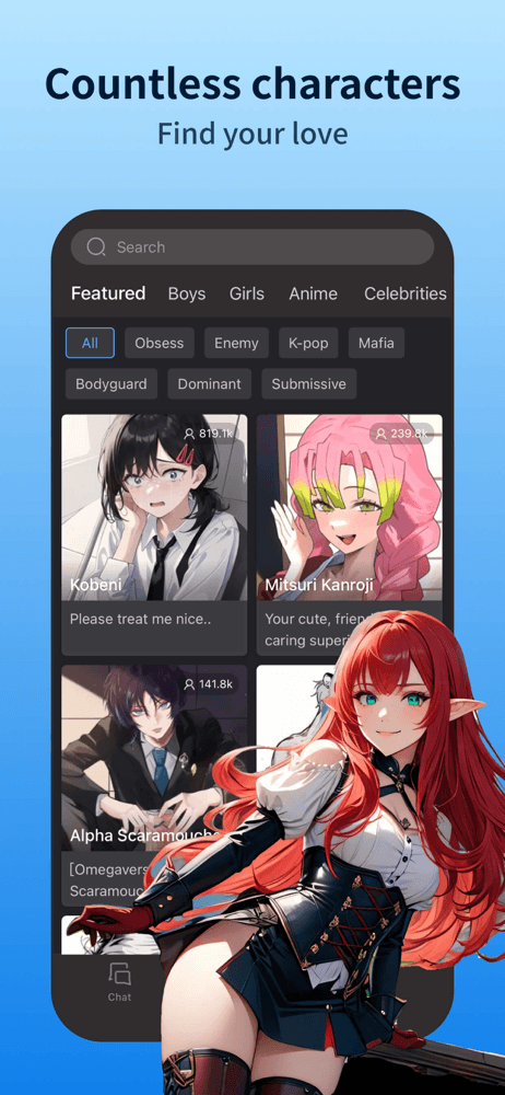 Hi.AI - Chat With AI Character screenshot 1