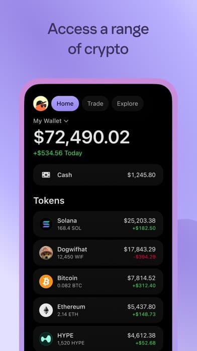 Phantom: Trading Wallet screenshot 1