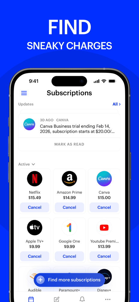 Cancel Subscriptions screenshot 3