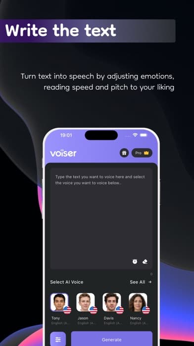 Voiser AI Text to Speech (TTS) screenshot 2