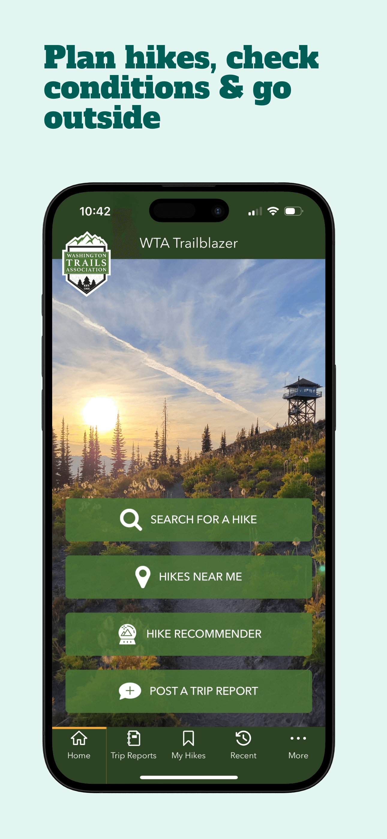 WTA Trailblazer: Go Hiking screenshot 1