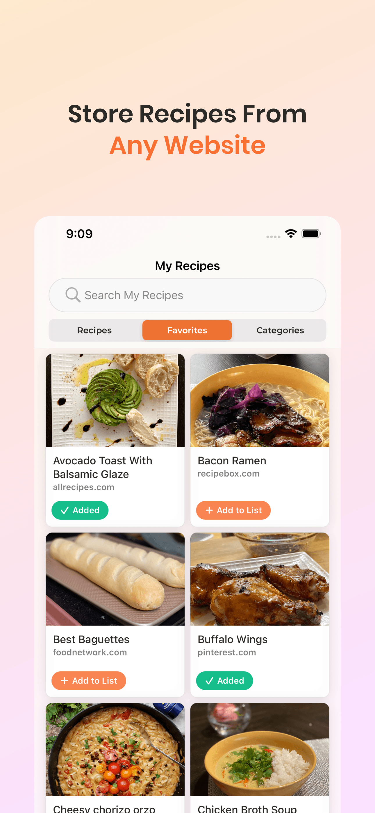 RecipeBox - Save Your Recipes! screenshot 3