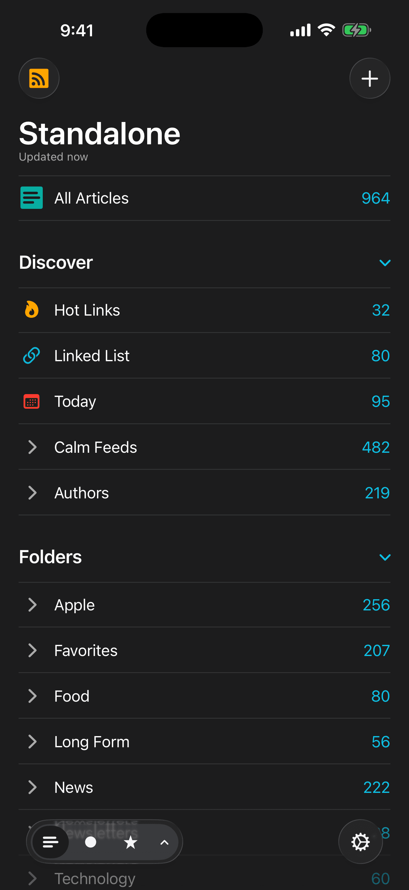 lire: RSS Reader screenshot 2