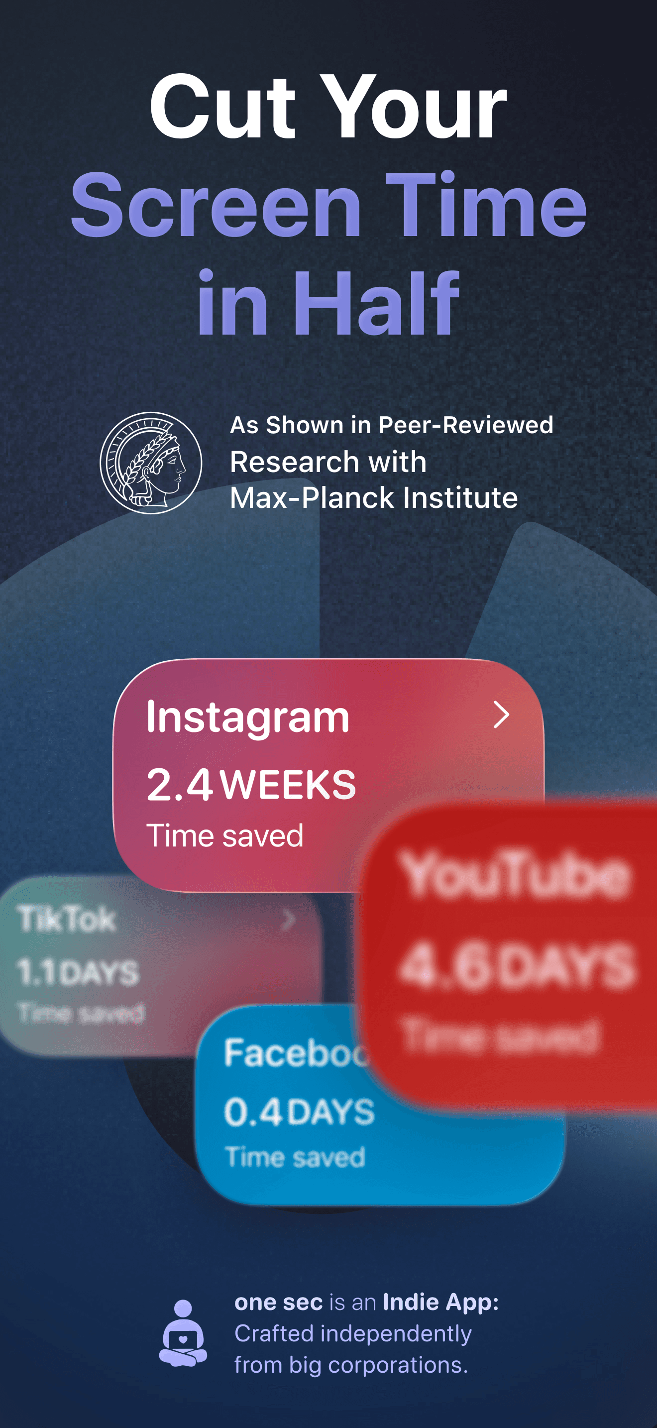 one sec | screen time + focus screenshot 1