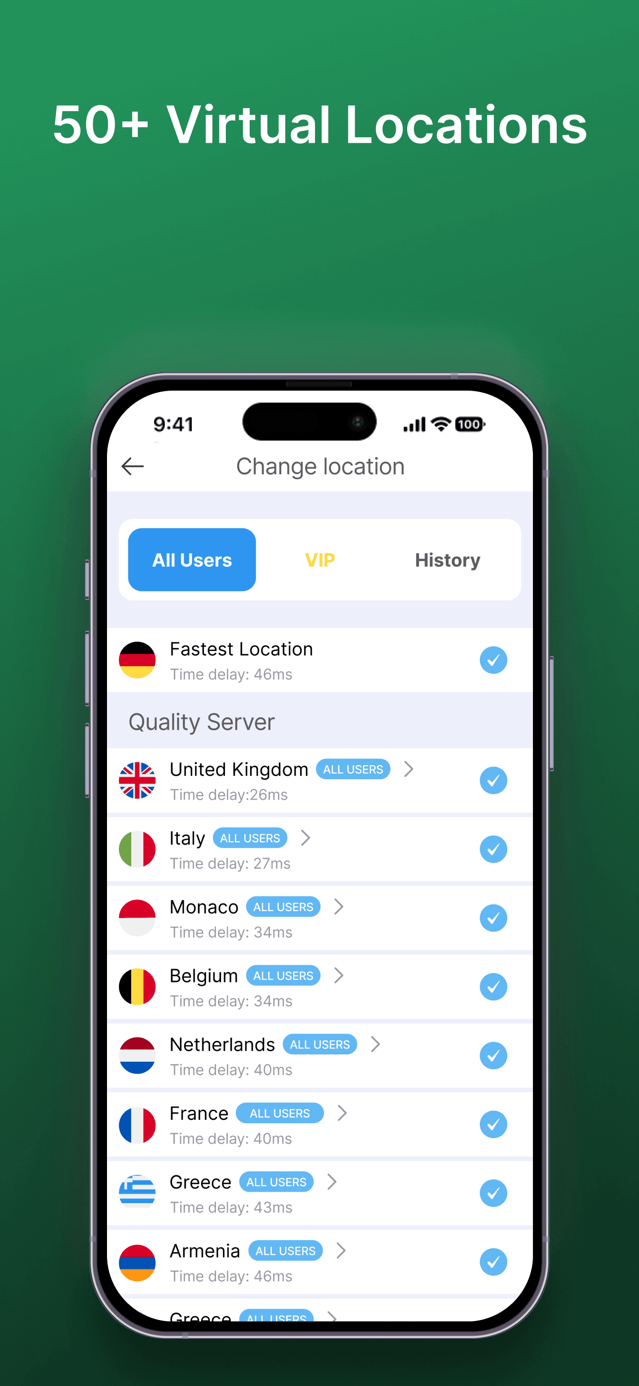 VPN - Fast VPN Proxy screenshot 2