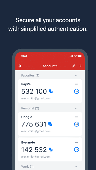 LastPass Authenticator screenshot 1