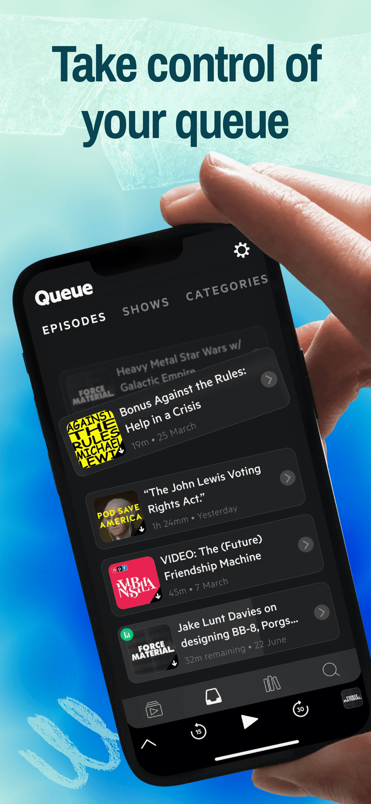 Castro: Podcast App & Player screenshot 1