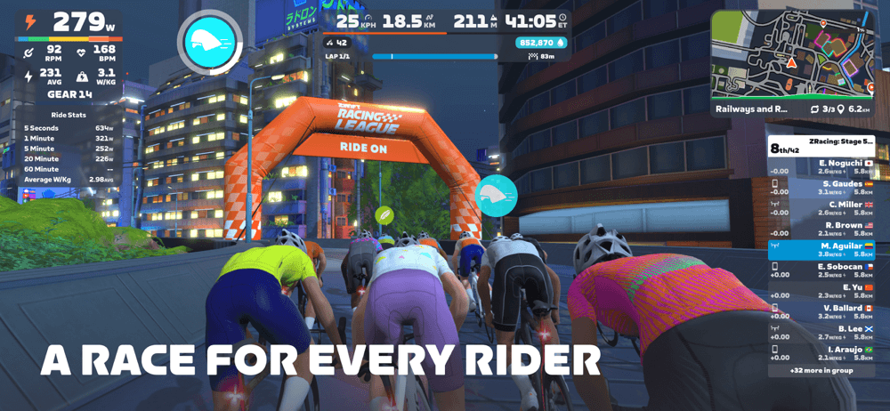 Zwift: Indoor Cycling Fitness screenshot 2