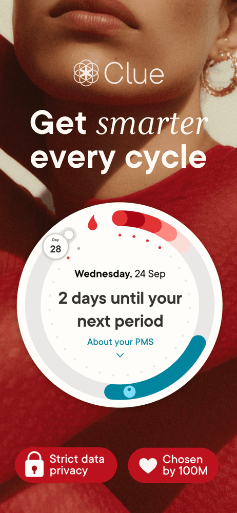Clue Period & Cycle Tracker screenshot 1