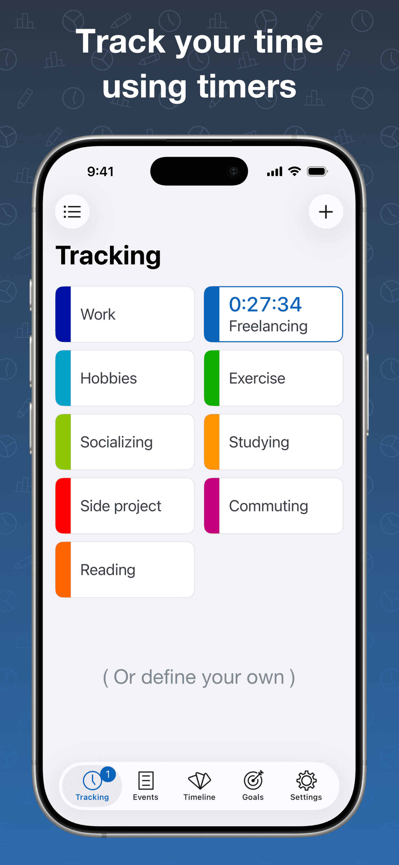 Timelines Time Tracking screenshot 1
